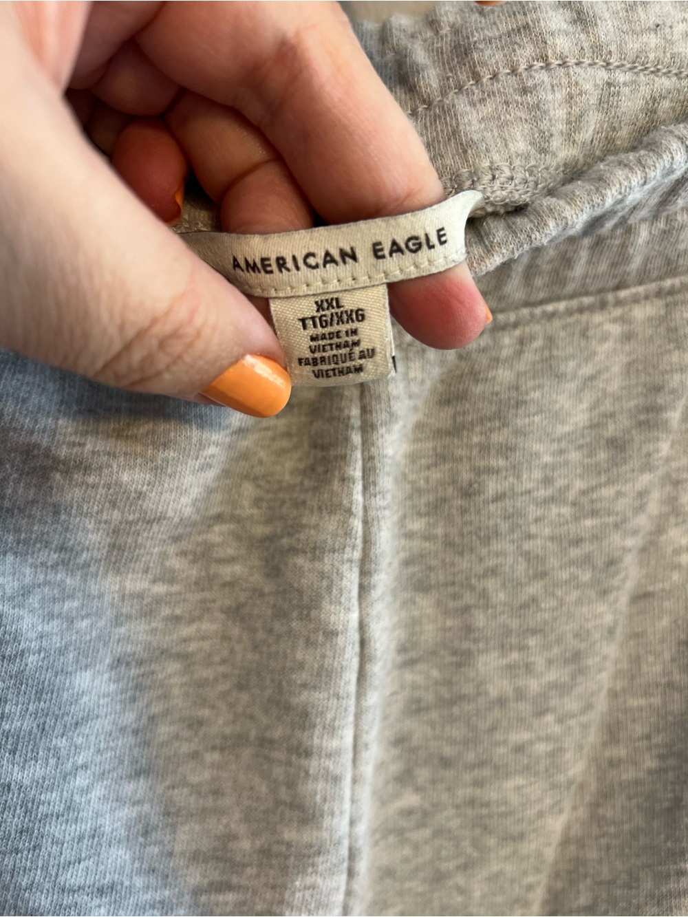 American Eagle Outfitters - Lot of 2 Sweat Shorts - Olive & Grey | Women’s XXL - Picture 9 of 9